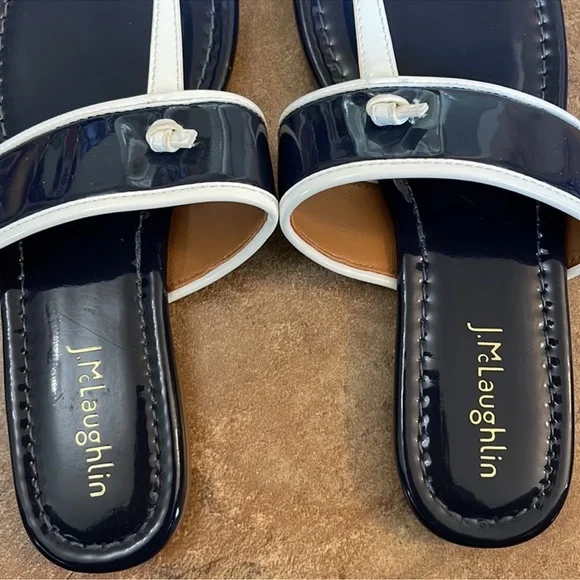 J.McLaughlin Leslie Patent Leather Sandals - Picture 2 of 4